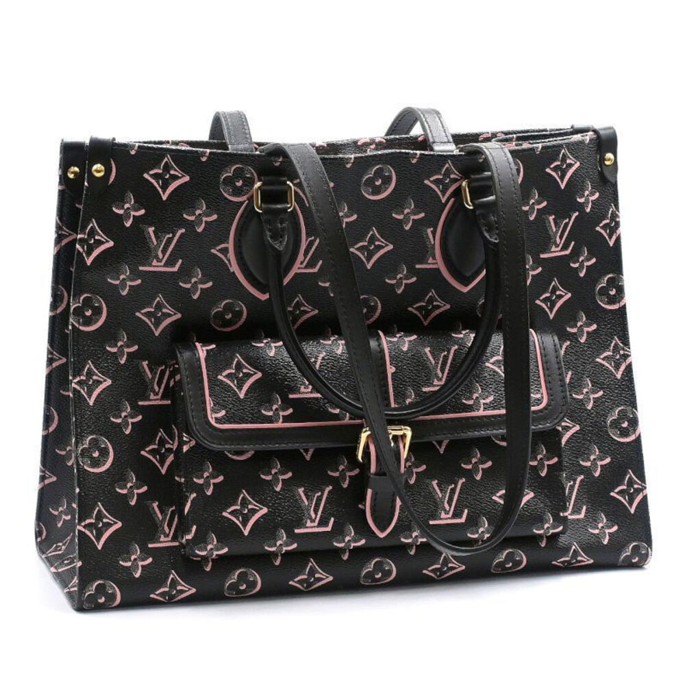 Louis Vuitton Fall You Onsa Go Monogram Black Pink Tote Bag Shoulder - Picture 4 of 8